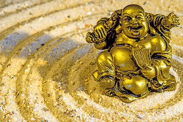 Image showing Buddha in zen circle
