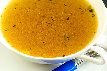Image showing beef broth