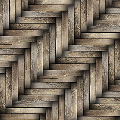 Image showing detailed design of vintage parquet