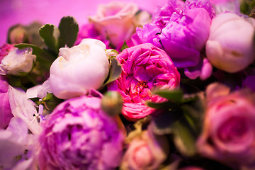 Image showing floral wedding arch