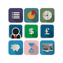 Image showing Business icon set 2