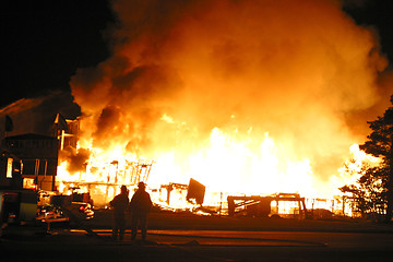 Image showing blazing fire