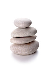 Image showing stack of gray stones