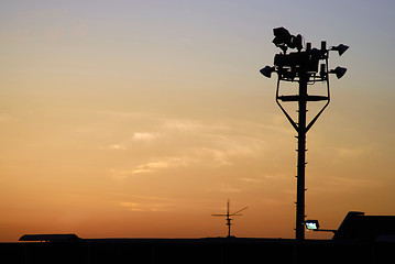 Image showing Airport Sunrise