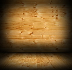 Image showing old wood interior background