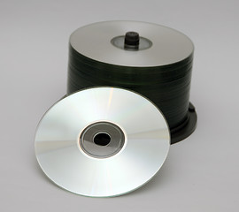 Image showing Rack of CDs