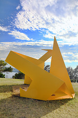 Image showing Sculpture by the Sea exhibit at Bondi Australia