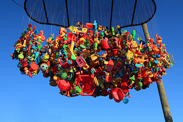 Image showing Sculpture by the Sea exhibit at Bondi Australia