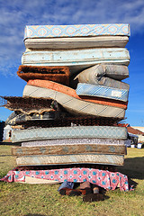 Image showing Sculpture by the Sea exhibit at Bondi Australia