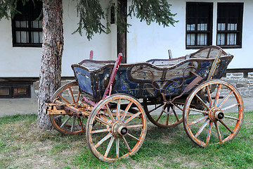 Image showing Vintage Four-wheeled Cart
