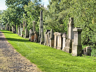 Image showing Glasgow necropolis - HDR