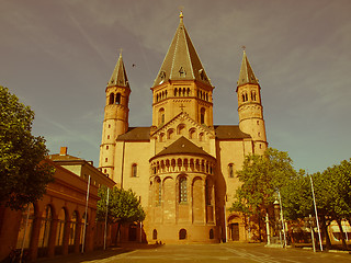 Image showing Retro looking Mainz Cathedral