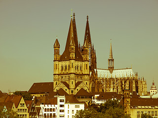 Image showing Retro looking Koeln Dom