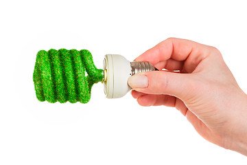 Image showing Concept Eco light bulb