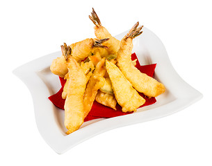 Image showing Prawns in batter