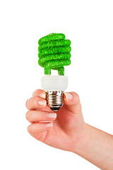 Image showing Concept Eco light bulb