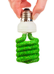 Image showing Concept Eco light bulb