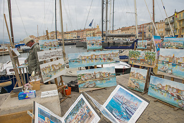 Image showing Sant-Tropez Street Artist