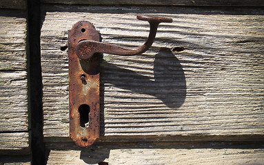 Image showing Old handle