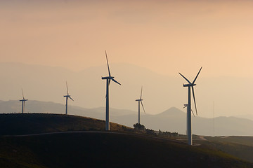 Image showing Wind Turbine Farm