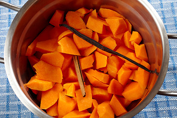 Image showing pumpkin pieces