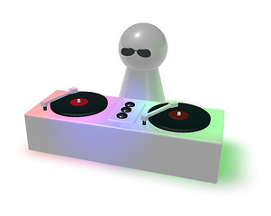 Image showing disc jockey