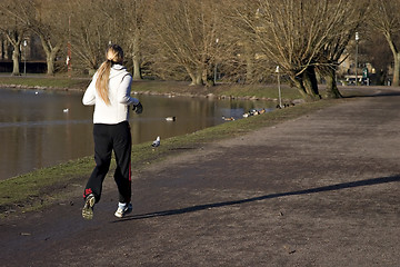 Image showing Jogging