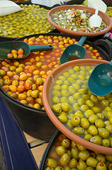 Image showing Spanish olives