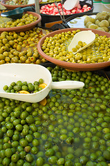 Image showing Pickled olives