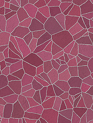 Image showing Pink stone tile seamless background