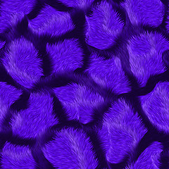 Image showing artificial purple fur for background or texture