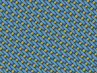 Image showing blue basket texture or background