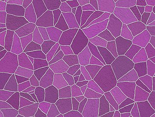 Image showing Glance violet rocks seamless pattern