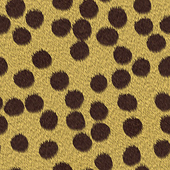 Image showing cheetah fur repeating pattern tile