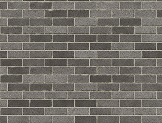 Image showing White brick wall texture background