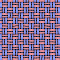 Image showing retro wicker pattern