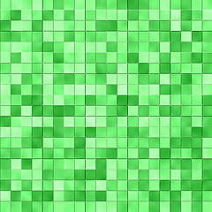 Image showing green seamless small tiles texture