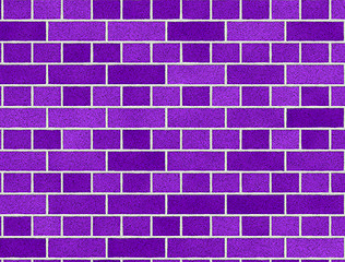 Image showing Purple brick wall