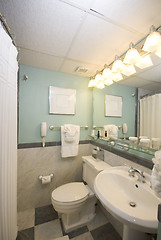 Image showing luxury hotel bathroom