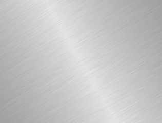 Image showing Metal background or texture of brushed steel plate