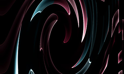 Image showing Colorful rendered fractal design