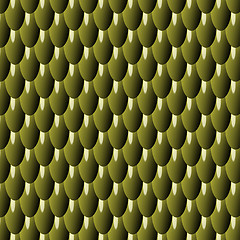 Image showing olive Squama Background with Fractal Pattern