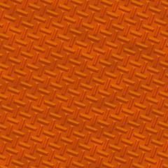 Image showing Orange Metal diamond plate