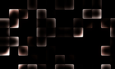 Image showing Abstract background of squares