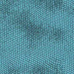 Image showing cerulean Animal Skin and Material Pattern