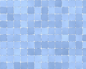 Image showing Ceramic tiles a mosaic