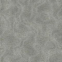 Image showing Halftone dots. White dots on black background.