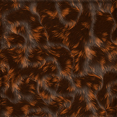 Image showing Close up fur texture to background