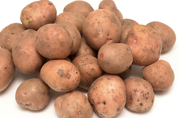 Image showing raw potatoes