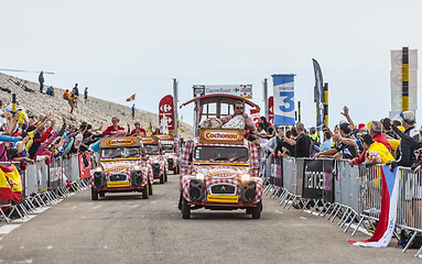 Image showing Cochonou Cars During Tour de France